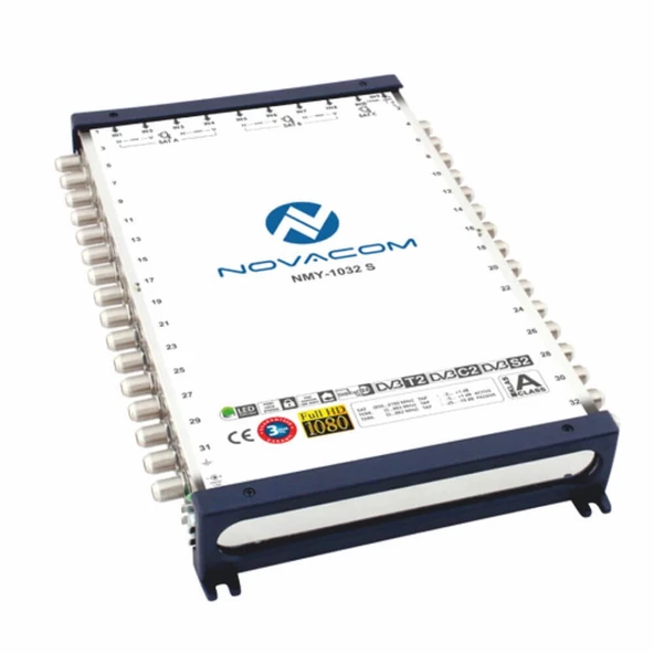 Novacom 10/32 Sonlu Multiswitch Uydu Santrali