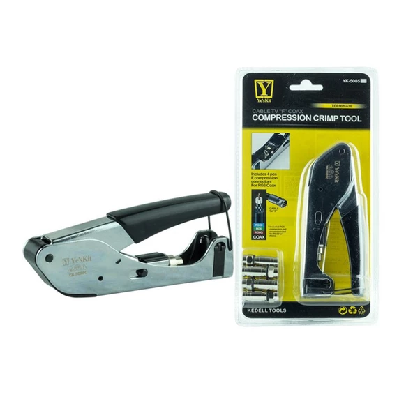 Yeskit Yk-5085 Konnektör Sıkma Pensesi - 2