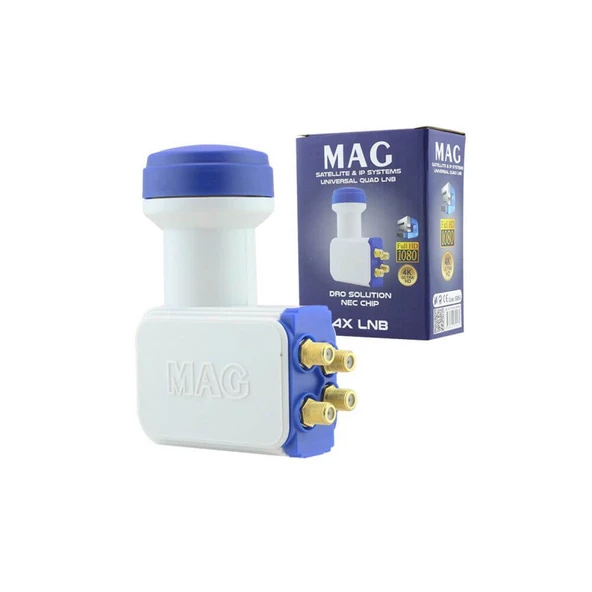 Mag Quad ( Dört Çıkışlı) Lnb Altın Uçlu - 2