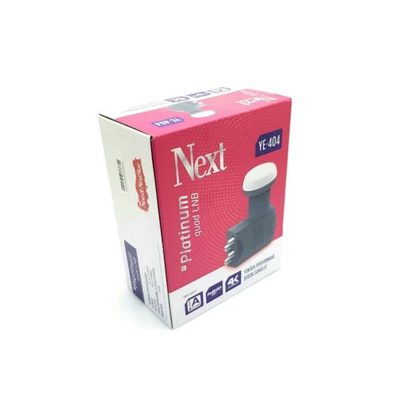 Next Ye-404 Platinum  Quad Dört Çıkışlı Lnb 0.1 dB 4k Uhd - 3