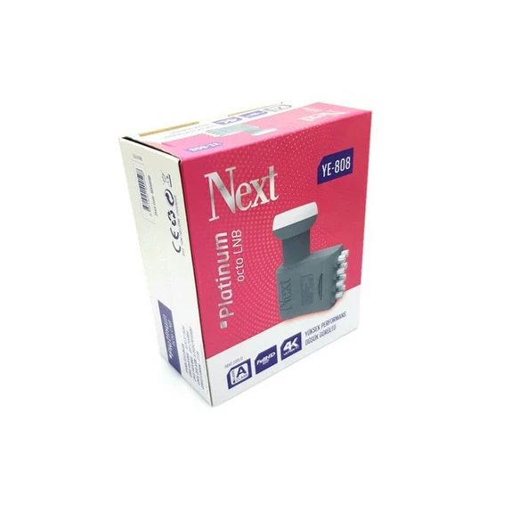 Next Ye-808 Platinum  Octo Sekiz Çıkışlı Lnb 0.1 dB 4k Uhd - 4