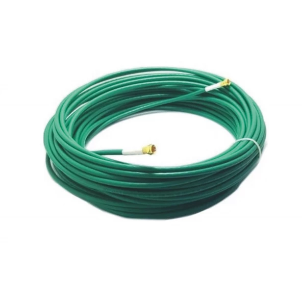 Reçber 5 Mt Rg6 U6 Bakır Yeşil Uydu Anten Kablosu - 2
