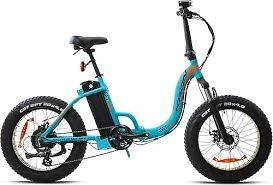 Kron Eft 100 Fat Bike Elektirikli 20 Jant 7 Vites M.disk(Mat Koyu-Turkuaz-Turuncu/siyah) - 2