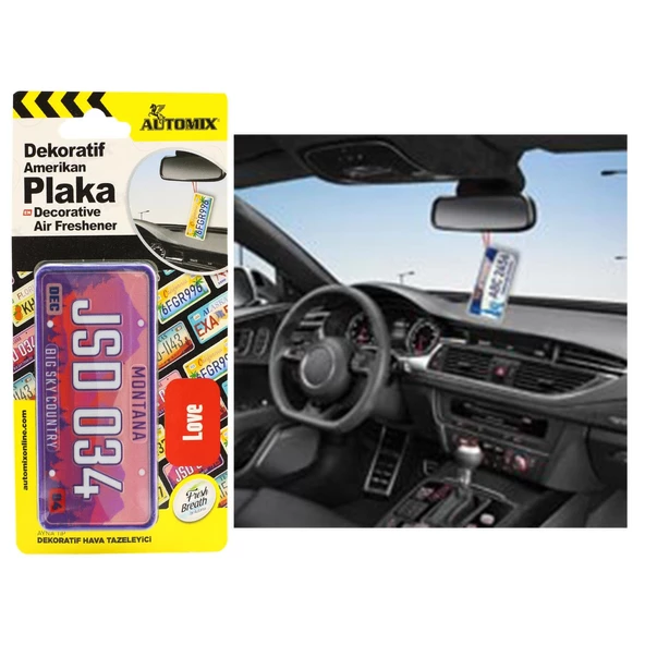 Automix Araba Araç Oto Otomobil Plaka Koku Parfüm Esans Montana 44619 - 3