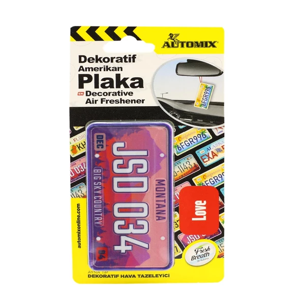 Automix Araba Araç Oto Otomobil Plaka Koku Parfüm Esans Montana 44619 - 5