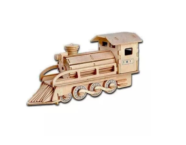 Hayal Sepeti TREN Ahşap Maket Büyük Boy   Boyanabilir Maket - 3