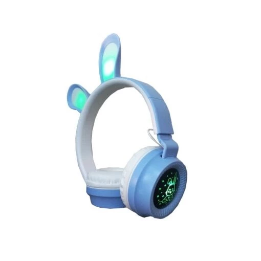 Concord D05 Mikrofonlu  Aux Girişli Radyolu Işıklı Tavşan Figürlü Bluetooth Kulaklık - 6