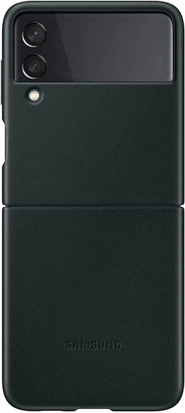 Samsung Galaxy Z Flip3 5G Deri Kılıf Hakiki Deri Lether Cover EF-VF711 - 2