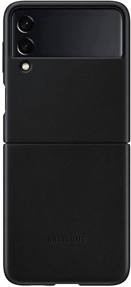 Samsung Galaxy Z Flip3 5G Deri Kılıf Hakiki Deri Lether Cover EF-VF711 - 9