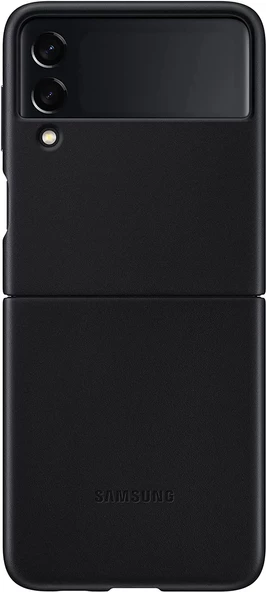 Samsung Galaxy Z Flip3 5G Deri Kılıf Hakiki Deri Lether Cover EF-VF711 - 11
