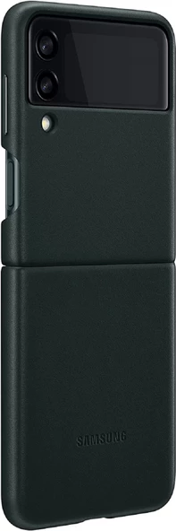 Samsung Galaxy Z Flip3 5G Deri Kılıf Hakiki Deri Lether Cover EF-VF711 - 8