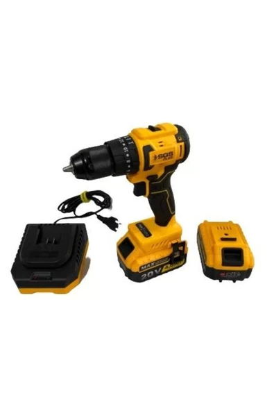 SGS Plus 5530 Darbeli Akülü Vidalama 20V 4Ah
