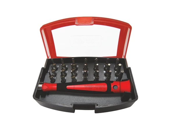 VIP-TEC 5000/22ST Profesyonel 22 Parça Mikro/Saatçi Tornavida Takımı/Seti