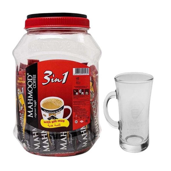 Mahmood Coffee   3 ü 1 Arada Hazır Kahve 42 Adet ve Fincan - 2