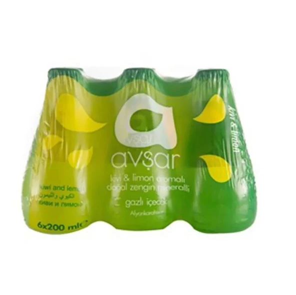 Avşar C Plus Kivi & Limon Aromalı Maden Suyu 6 x 200 ML