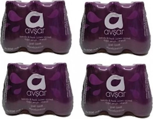 Avşar Karadut Frenk Üzümü Aromalı Maden Suyu 24x200 ml