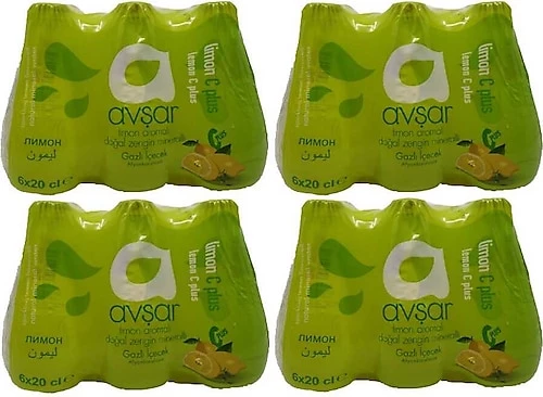 Avşar C+ Limon Aromalı Maden Suyu 24x200 ml - 2