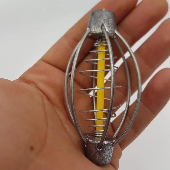 TAMSET 30g 7cm Kurşunlu Sazan Yaylı Hamur Kafesi - 2