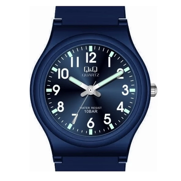 Q&Q VP46J040Y Lacivert Su Geçirmez Rakamlı Fosforlu Çocuk Kol Saati - 3