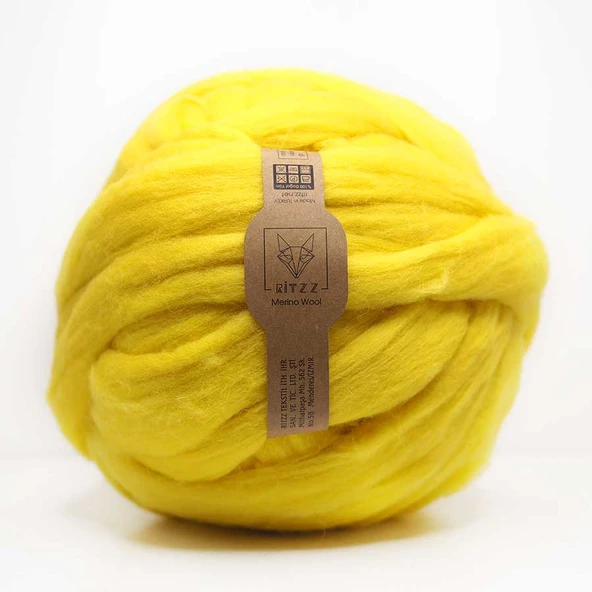 Dev Yün El Örgü İpi // SARI // 500G // D03