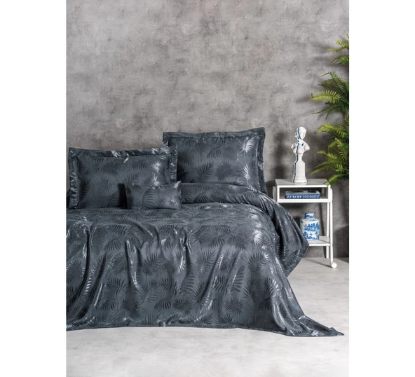 Cotton Box Smart Çift Kişilik Yatak Örtüsü - Dafne Mavi