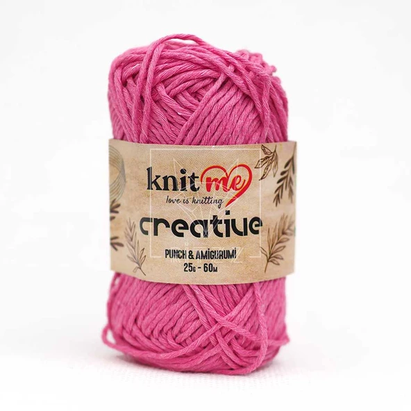 Knit Me Creative 1022 Punch & Amigurumi Koyu Pembe