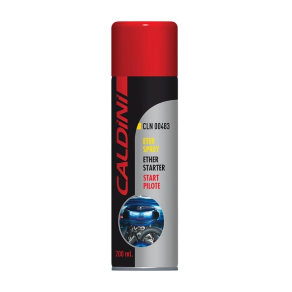 Caldini Eter Sprey 200 Ml Benzin ve Dizel Motor Kolay Çalışması