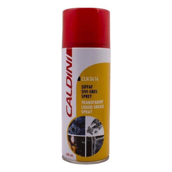 Caldini Şeffaf Sıvı Gres Sprey 400Ml