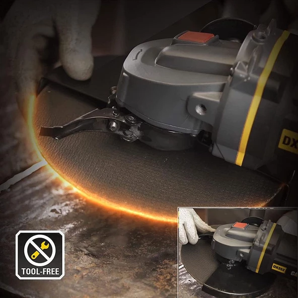 Cat Dx352 2350Watt 180Mm Profesyonel Dönebilir Tutma Kollu Büyük Taşlama - 10