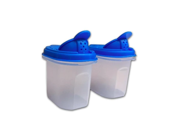 Moon Star İkili Tuzluk Baharatlık Karabiberlik Pratik Kullanım 2x100ML - 5