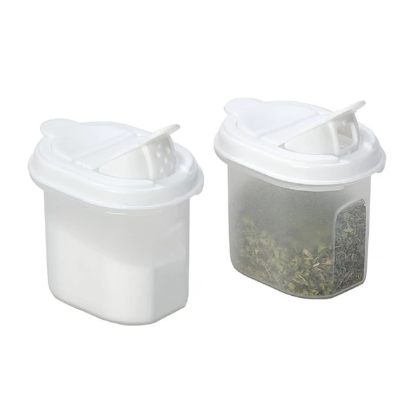 Moon Star İkili Tuzluk Baharatlık Karabiberlik Pratik Kullanım 2x100ML - 3