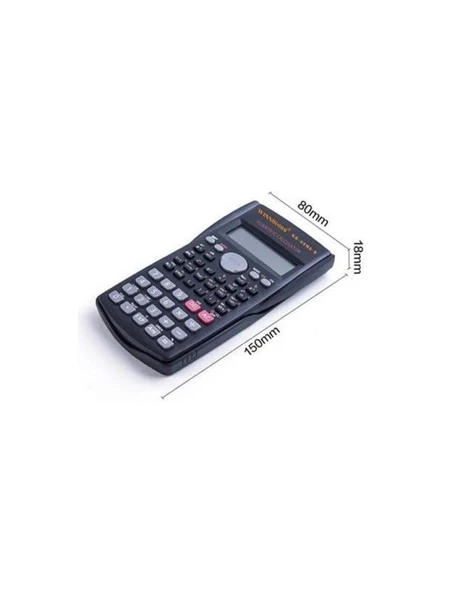 Fonksiyonlu Hesap Makinası Çift Satır Ekran 240 Fonksiyon SİN,COS,TAN -82MS - 5