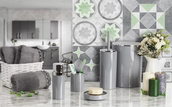 Primanova Lenox 5 Parça Banyo Seti 5 RENK SEÇENEĞİ - 2