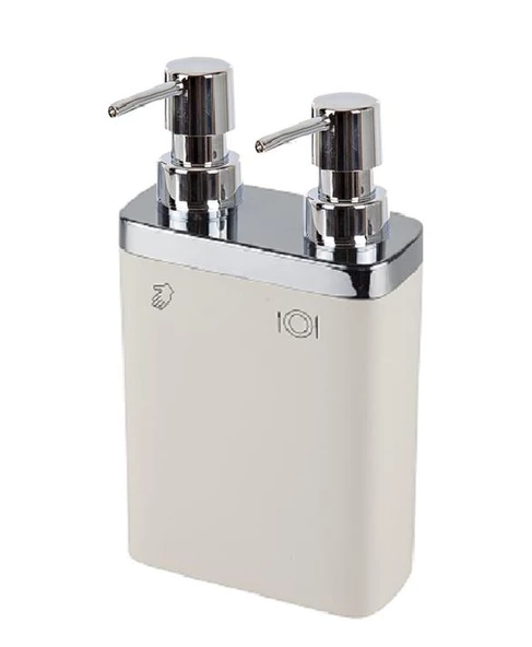 Primanova Viva 2'li Ev Mutfak Sıvı Sabunluk,El sabunluk İki bölmeli - 2