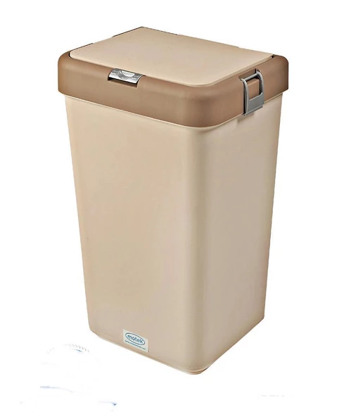 Motek Pratik Kapaklı 40 Litre Kirli Çamaşır Sepeti MT-08 - 4