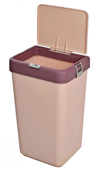 Motek Pratik Kapaklı 40 Litre Kirli Çamaşır Sepeti MT-08 - 9