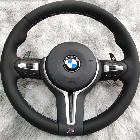 Autogp Bmw f10 m5 direksiyon simidi seti paddle shift cruze kontrol airbag ürün görseli