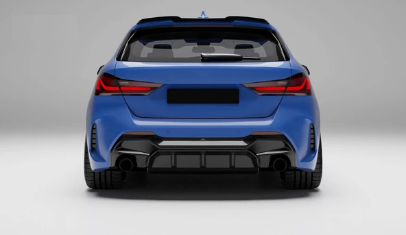 AUTOGP Bmw f40 135 arka tampon difüzörü 2019+ - Resim 2