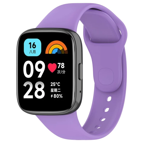Xiaomi Redmi Watch 3 Active (Düz Watch 3 Değildir) Kordon Spor Silikon Kordon Mix - 4