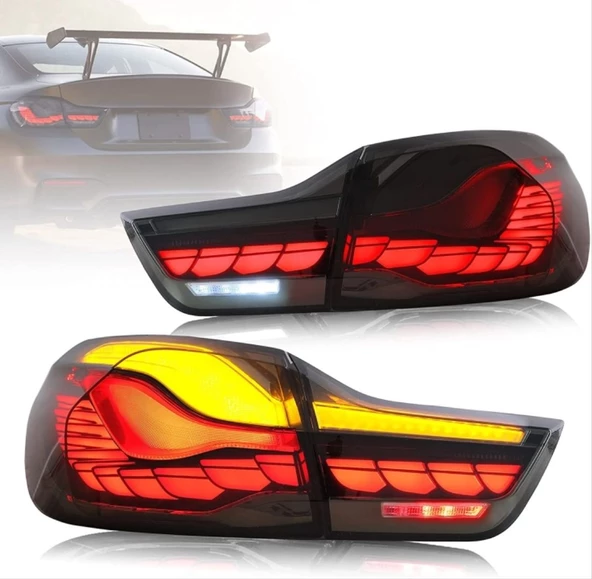 Autogp Bmw f32 f33 f36 gts stop lambası ledli dragon model smoke 2013 / 2018