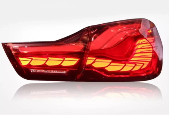 Autogp Bmw f32 f33 f36 gts stop lambası ledli dragon model kırmızı 2013 / 2018 - 2