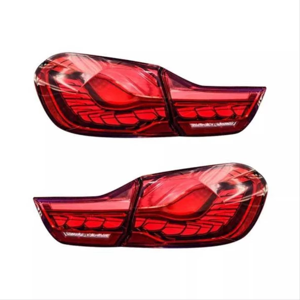 Autogp Bmw f32 f33 f36 gts stop lambası ledli dragon model kırmızı 2013 / 2018