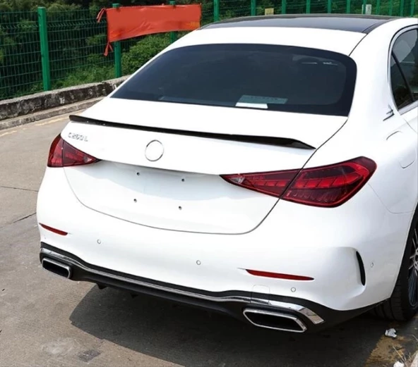 Autogp Mercedes w206 c serisi 2021+ c63s spoiler piano black - 2