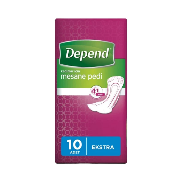 Depend Kadın Mesane Pedi Ekstra 10lu