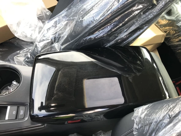 AUTOGP Honda civic uyumlu  kol dayama kaplaması piano black 2022+ - 4