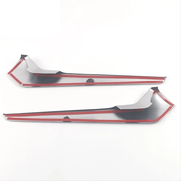 AUTOGP Honda civic uyumlu  vites kenar kaplaması 2 parça gri 2022+ - 2