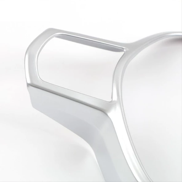 AUTOGP Honda civic direksiyon kaplama seti gri 1 parça 2022+ için uygundur - 3