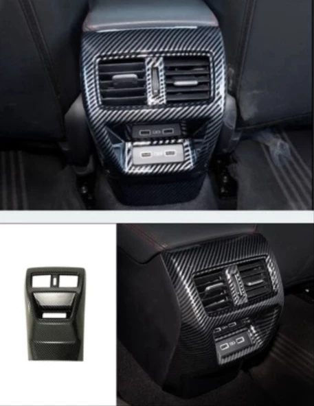 AUTOGP Honda civic arka klima paneli kaplaması karbon 2022+ için uygundur - 2