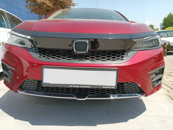 Autogp Honda city uyumlu ön tampon alt çıtası krom 2021+