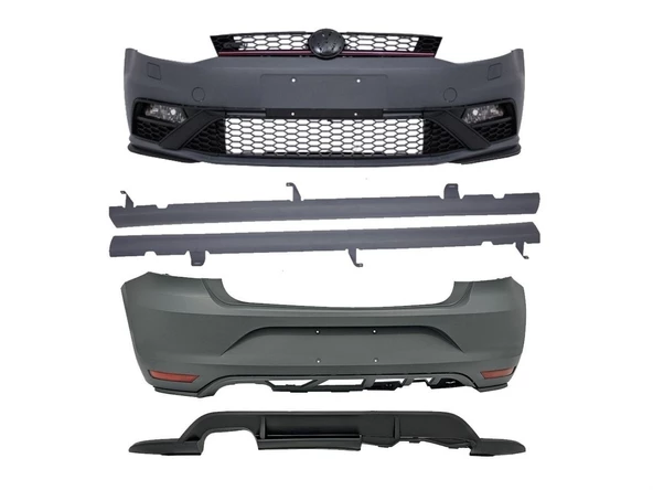 Autogp Vw polo 6r 6c gti body kit tampon seti 2010 / 2017 - 2